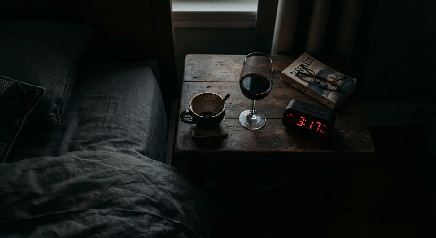 Caffeine, Alcohol, and Sleep: How Common Substances Disrupt Your Rest