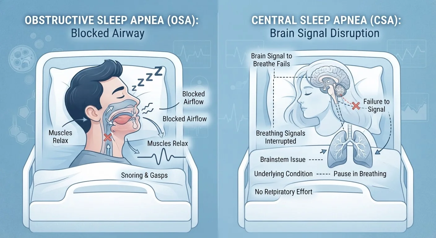 Central vs. Obstructive Sleep Apnea: Understanding the Difference