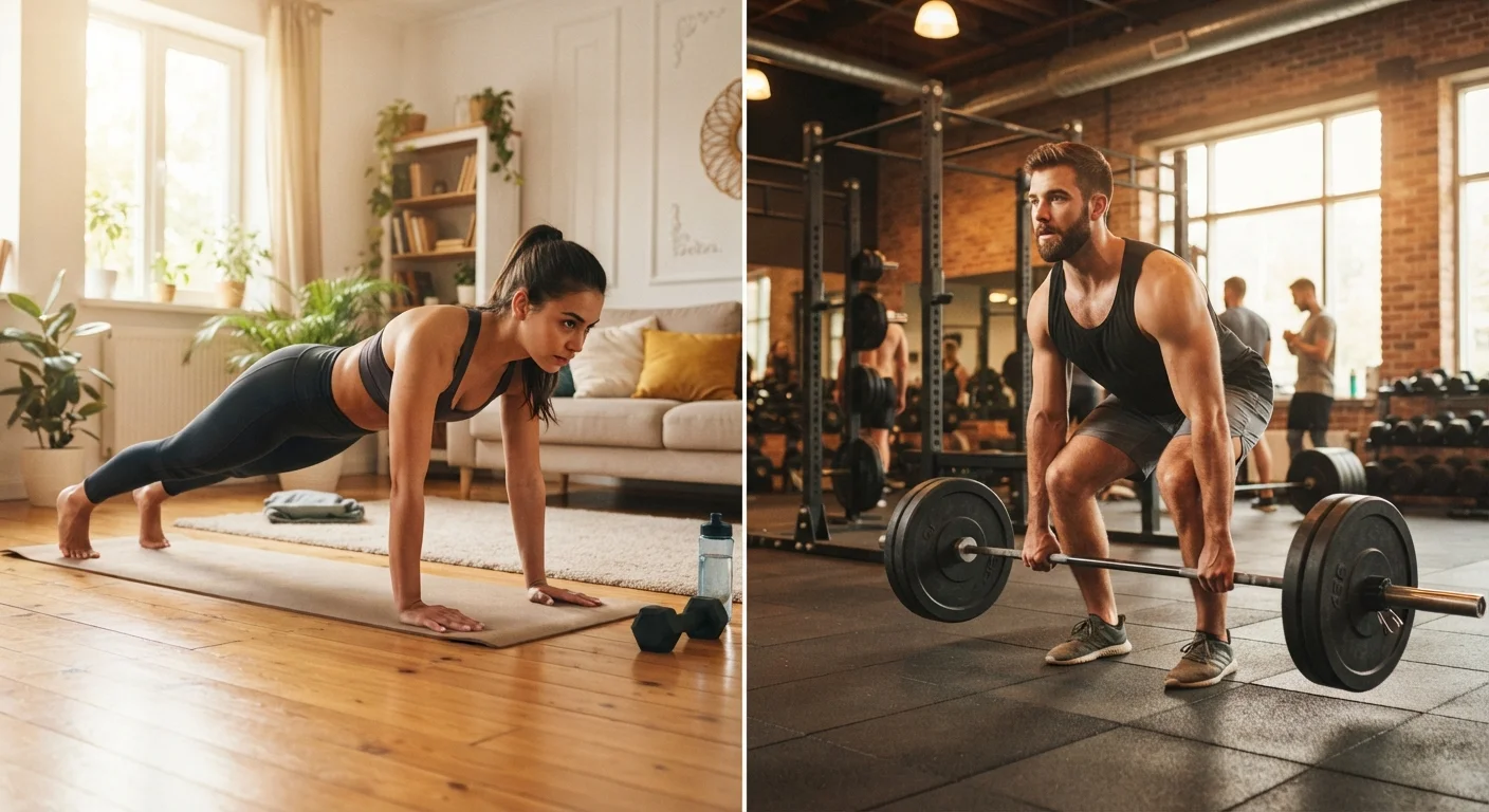 Home Workouts vs. Gym Workouts: What Changes and What Doesn't