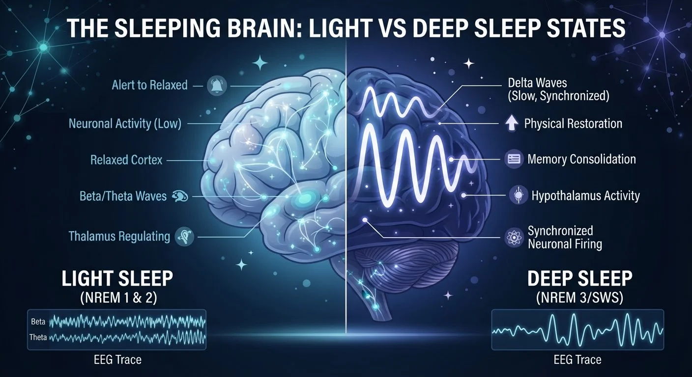 Light Sleep vs. Deep Sleep: What Sets Them Apart