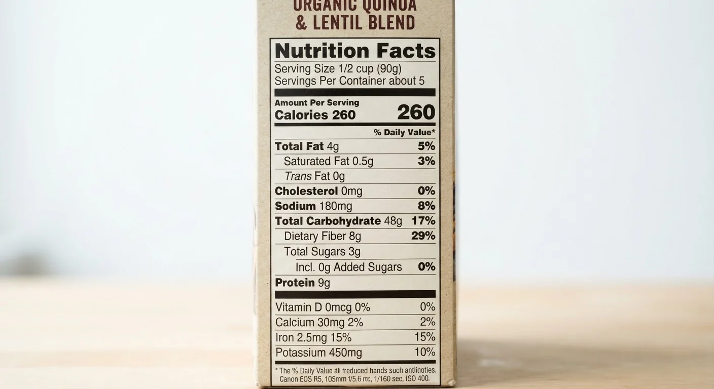 Reading a Nutrition Label Through a Macronutrient Lens