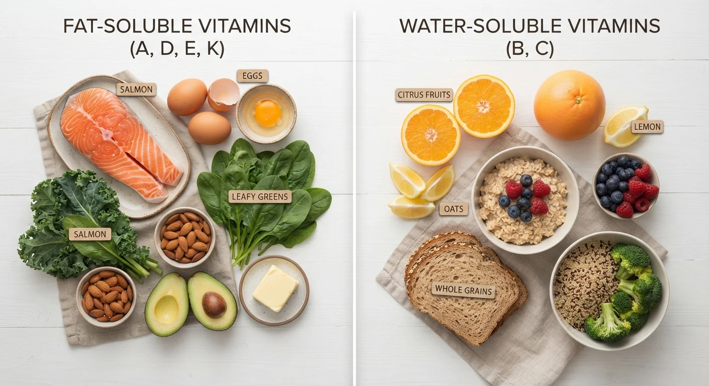 The Fat-Soluble vs. Water-Soluble Vitamin Divide