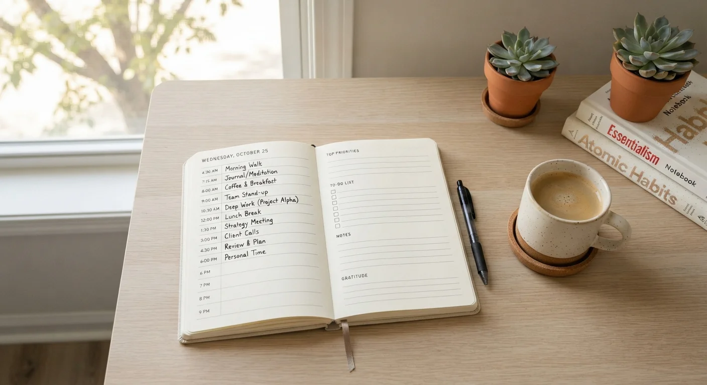 The Trade-Offs of Highly Structured Daily Schedules