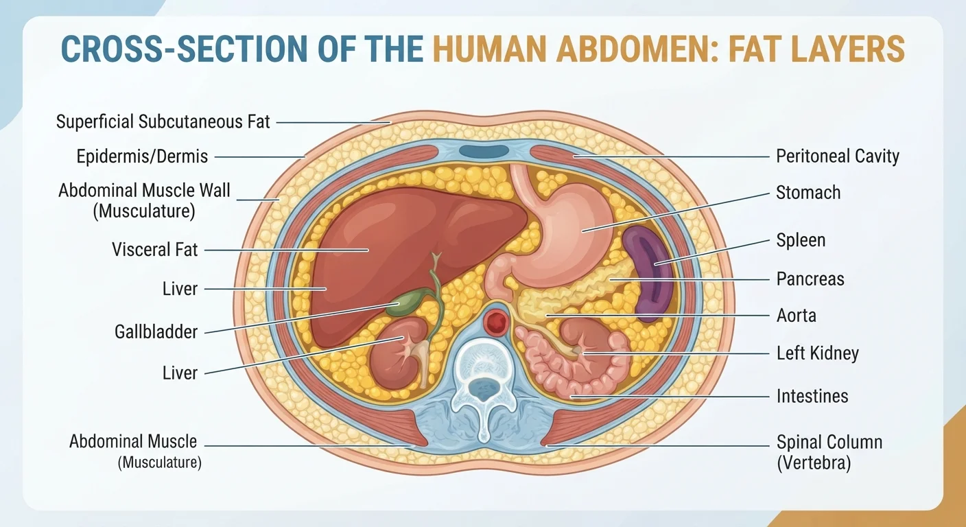 Visceral Fat vs. Subcutaneous Fat: What Each One Means for Your Health